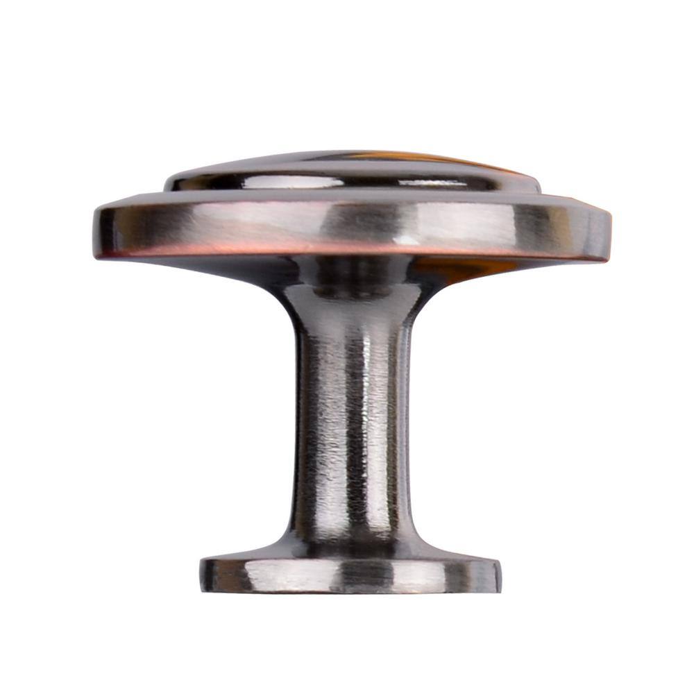 1-1/4 in. Satin Nickel Round Cabinet Knob (10-Pack) - Hercitys