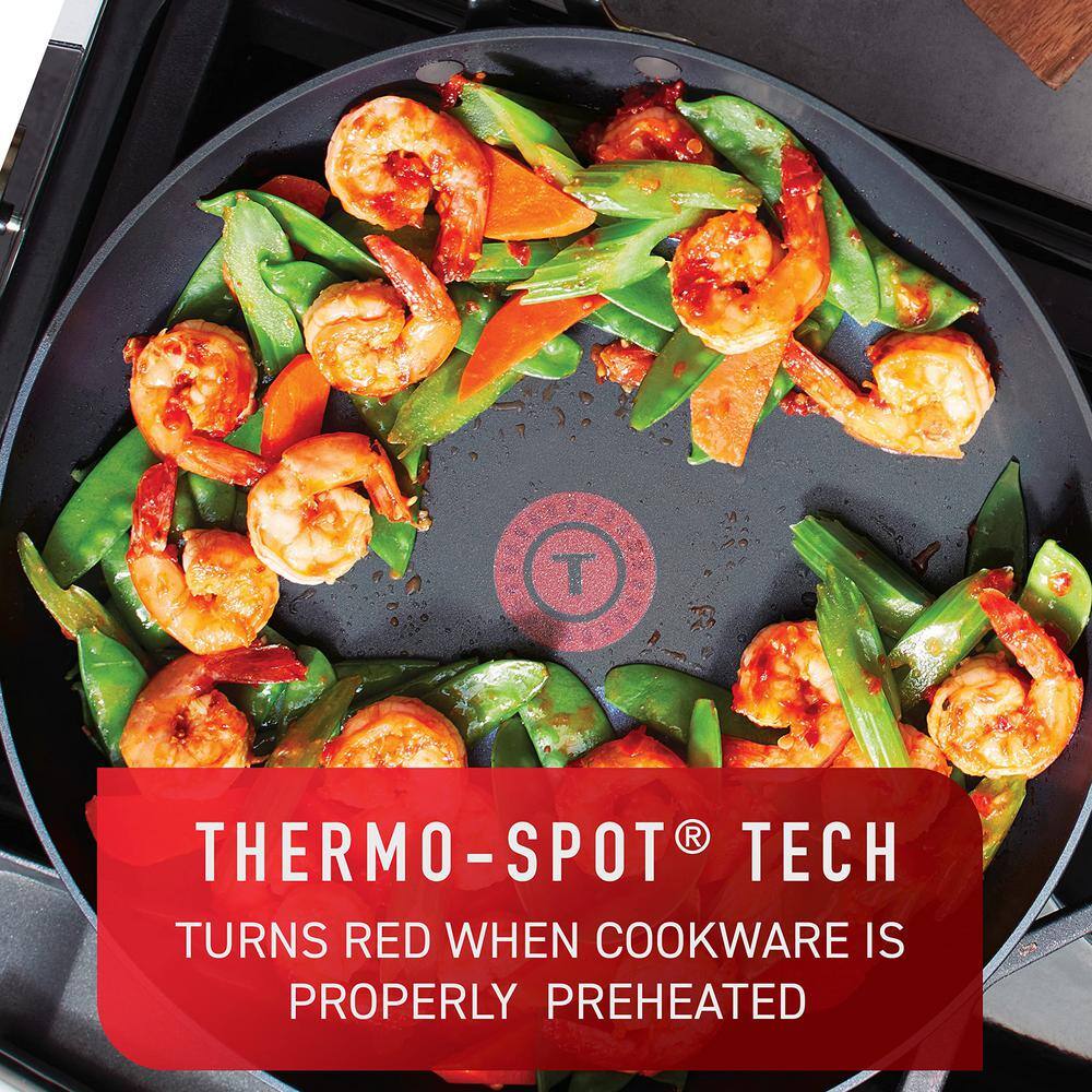 12 in. Platinum Hard-Anodized Aluminum Longest Lasting Nonstick Frying Pan with Safety Stainless Steel Riveted Handles - Hercitys