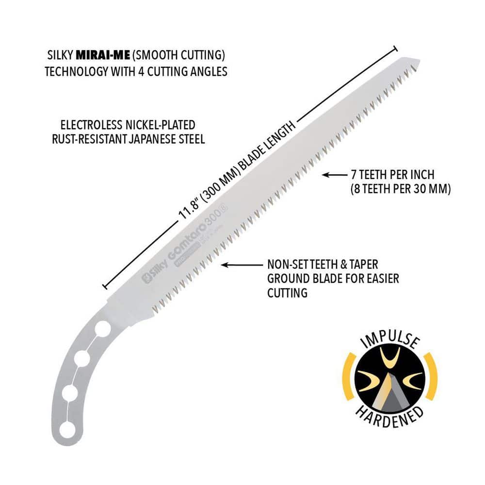 11.8 in. Professional Hand Pruning Saw Blade - Hercitys