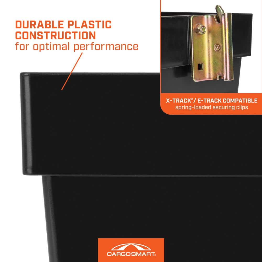 12 in. W x 6 in. H Medium Plastic Track Bin - Hercitys