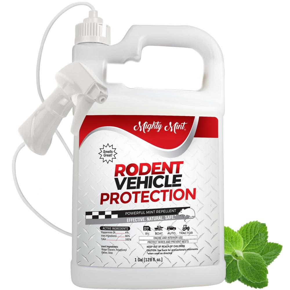 128 oz. Rodent Repellent Spray for Vehicle Engines and Interiors Cars, Trucks, RVs and Boats - Hercitys
