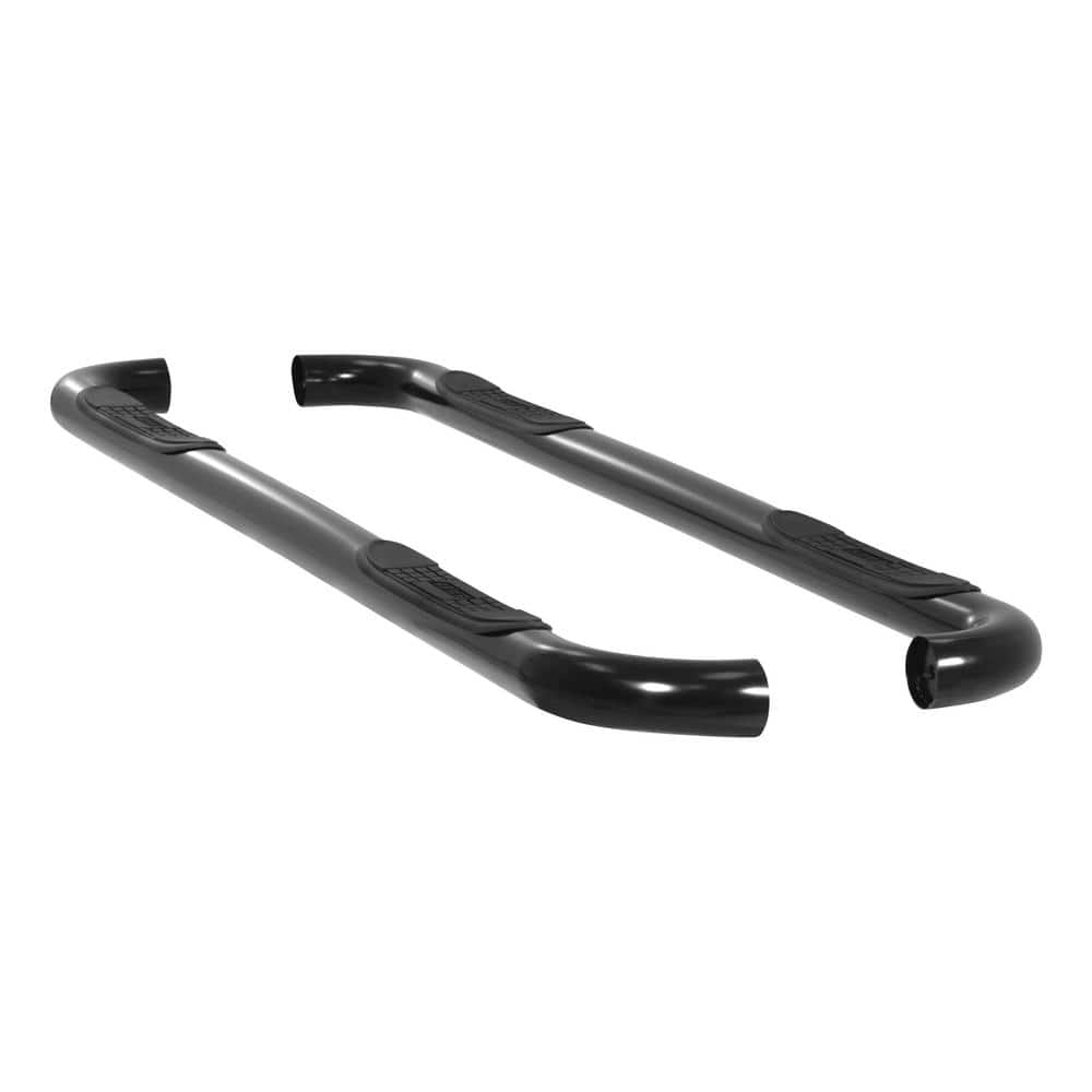 3-Inch Round Black Stainless Steel Nerf Bars, No-Drill, Select Ford Excursion, F-250, F-350 Super Duty - Hercitys