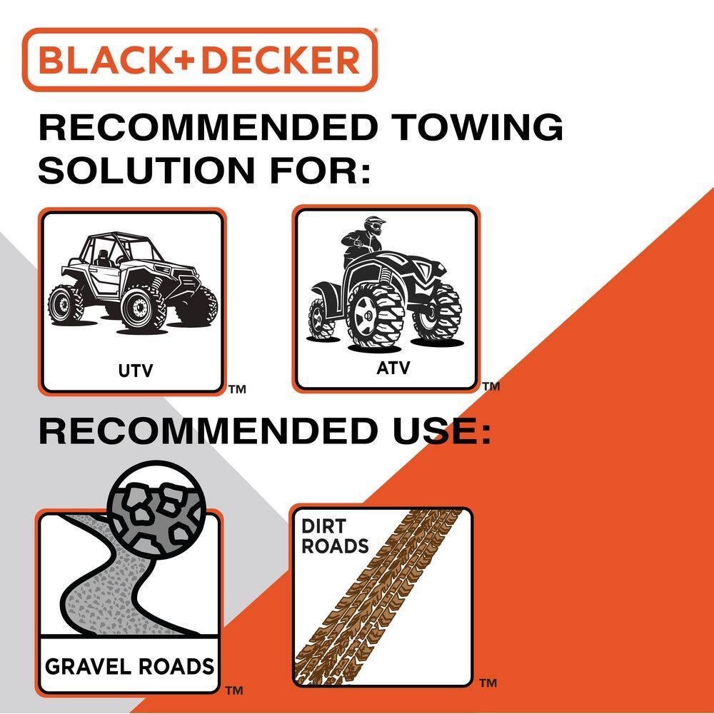 1.25 in. x 14 ft. Tow Rope with Clip Hooks and 4,500 lbs. Break Strength - Hercitys