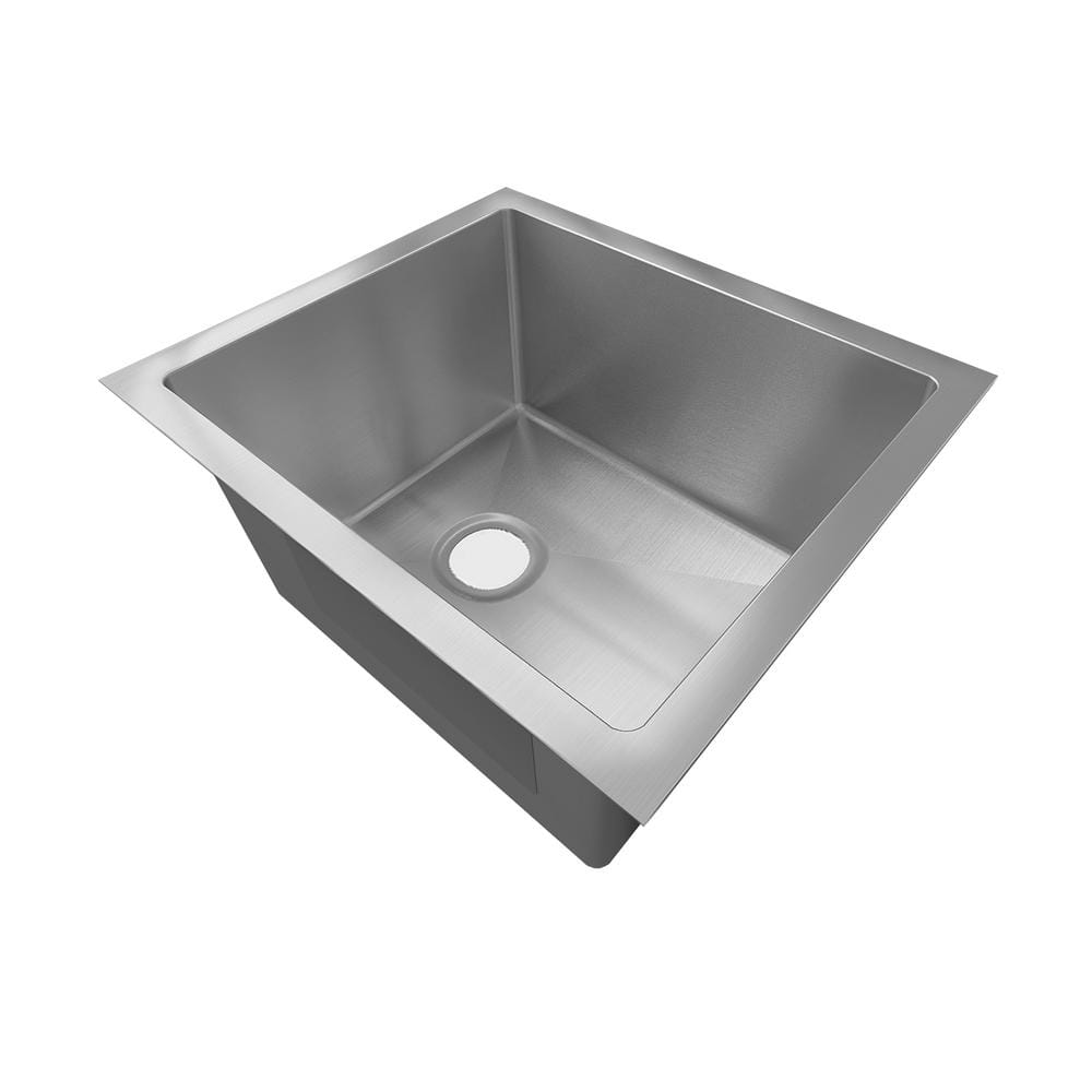 16 in. Undermount Single Bowl 18-Gauge 304 Stainless Steel Kitchen Sink - Hercitys