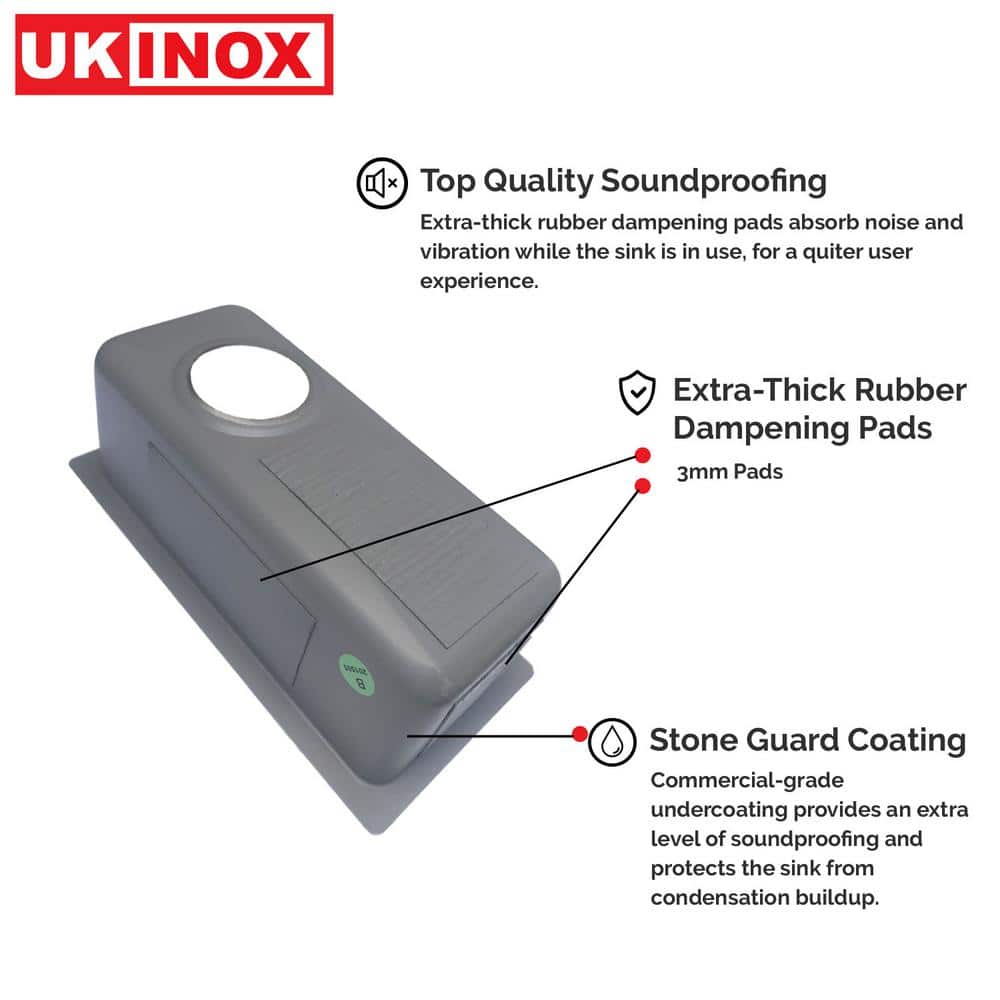 18 Gauge Stainless Steel 9 in. Undermount Bar Sink - Hercitys