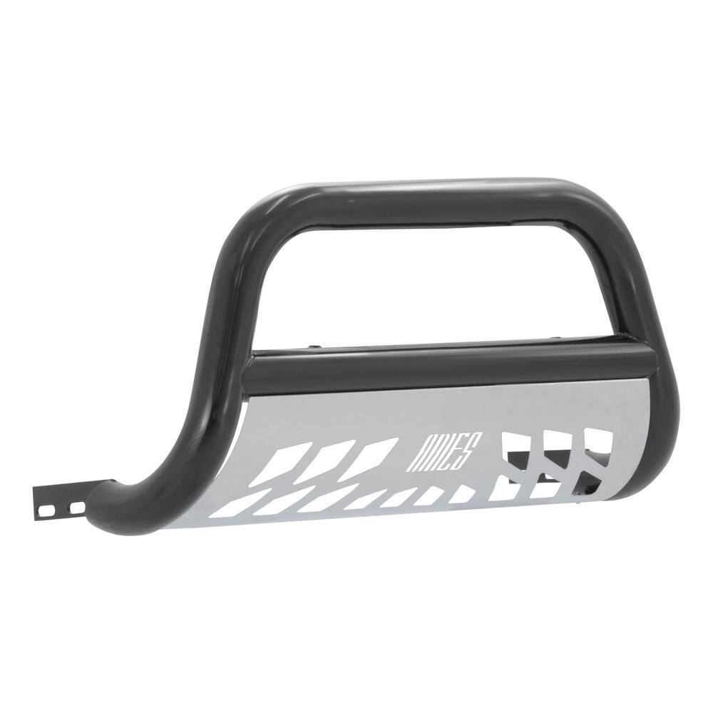 3-Inch Black Steel Bull Bar, No-Drill, Select Chevrolet, GMC C, K, Suburban, Tahoe - Hercitys