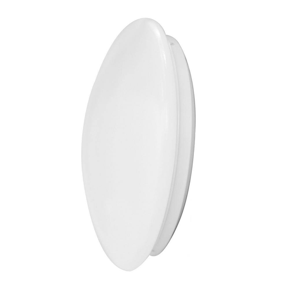 10 in. Dimmable Mushroom White LED Flush Mount Light Fixture 4000K - Hercitys