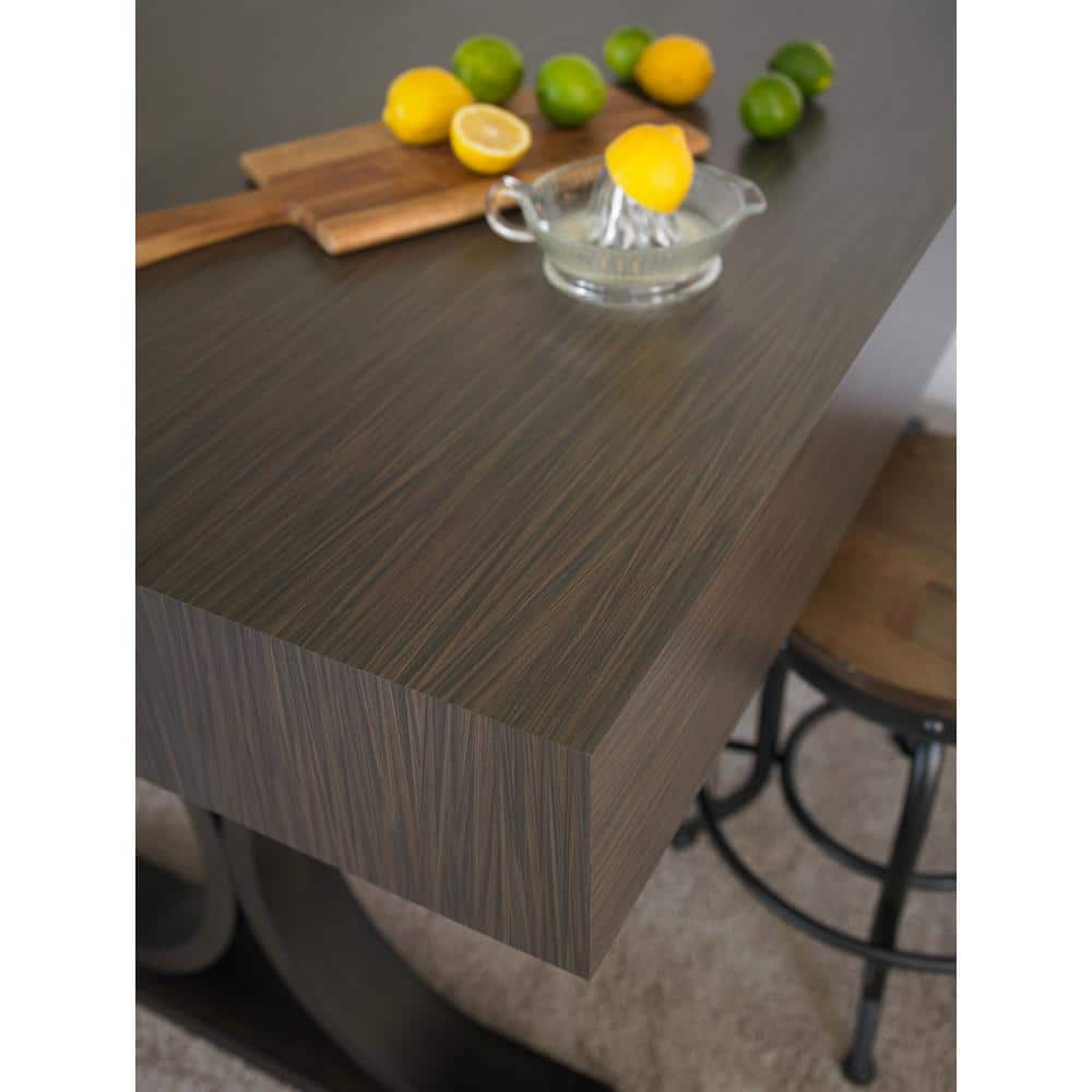 5 ft. x 12 ft. Laminate Sheet in Wenge Strand with Matte Finish - Hercitys