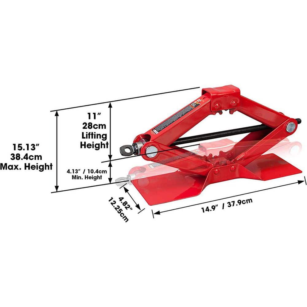 1.5-Ton Scissor Jack - Hercitys