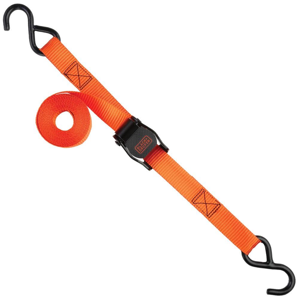 1 in. x 10 ft./900 lbs. Break Strength Ratchet Straps (4-Pack) - Hercitys