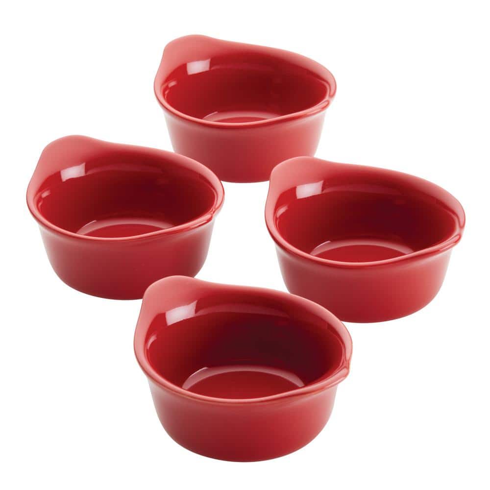 4-Piece Red Ceramics Bakeware Set - Hercitys