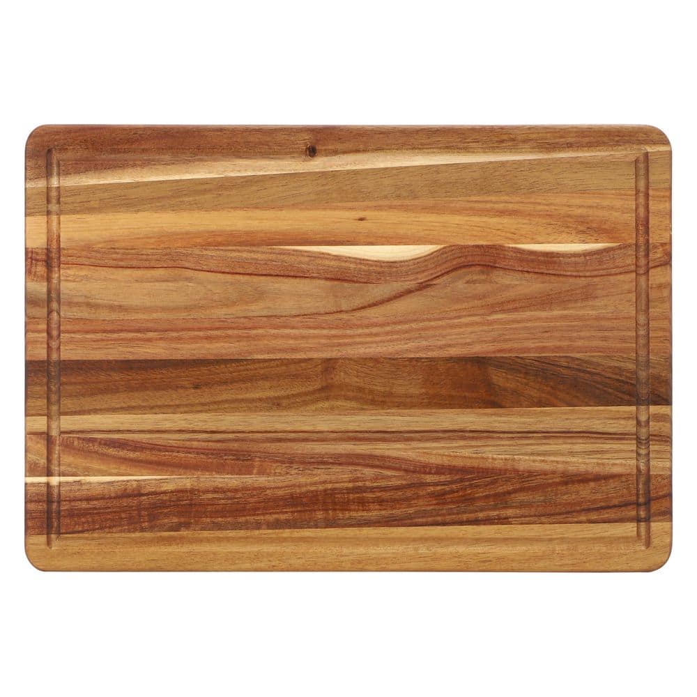 3 Piece Acacia Wood Cutting, Prep and Serving Boards - Hercitys