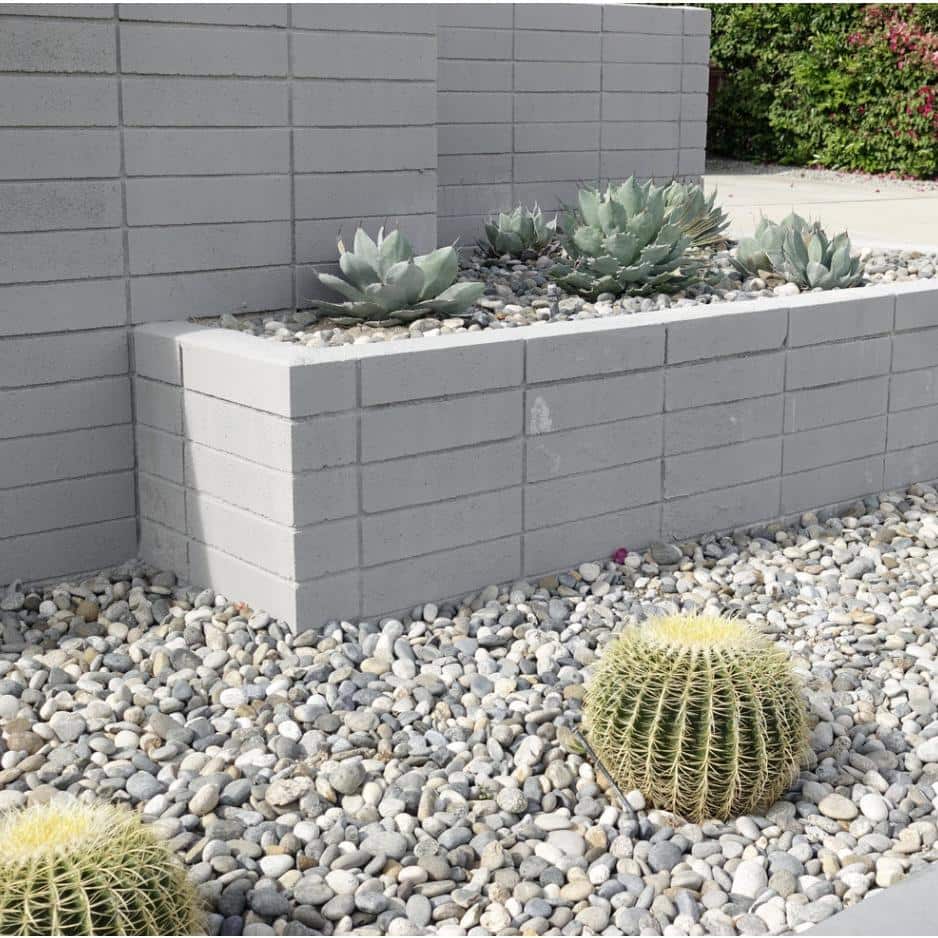 0.25 cu. ft. 3/8 in. Santa Fe Round Rock for Gardens, Landscapes and Ponds - Hercitys