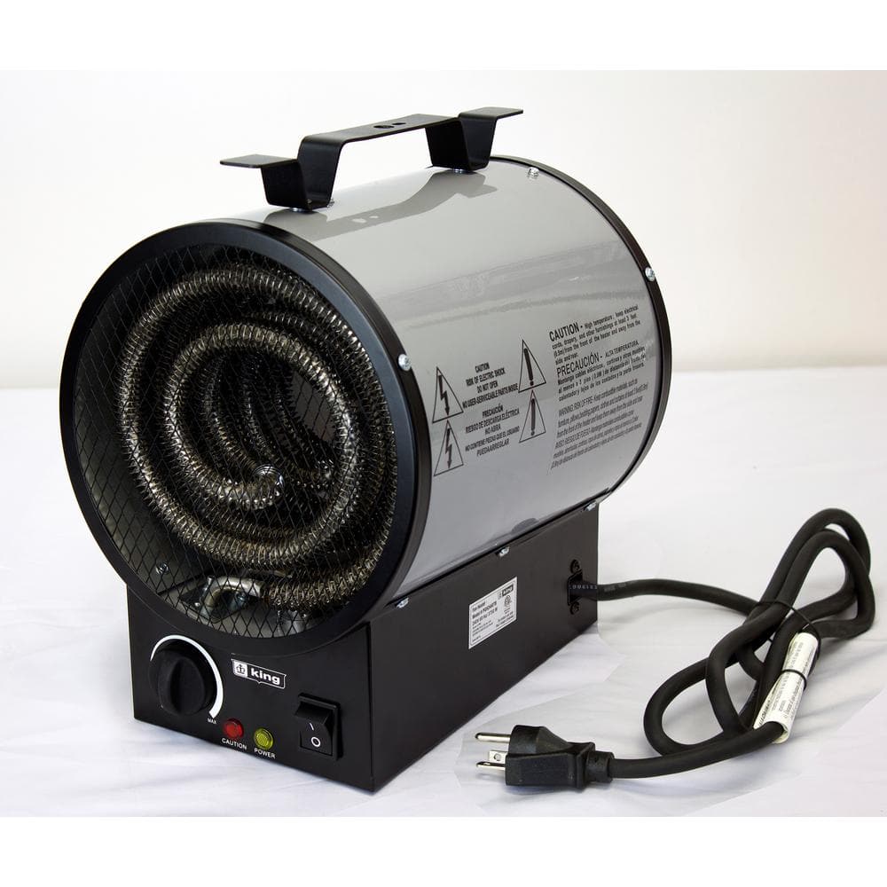 240-Volt 3750-Watt Portable Shop Heater in Gray - Hercitys