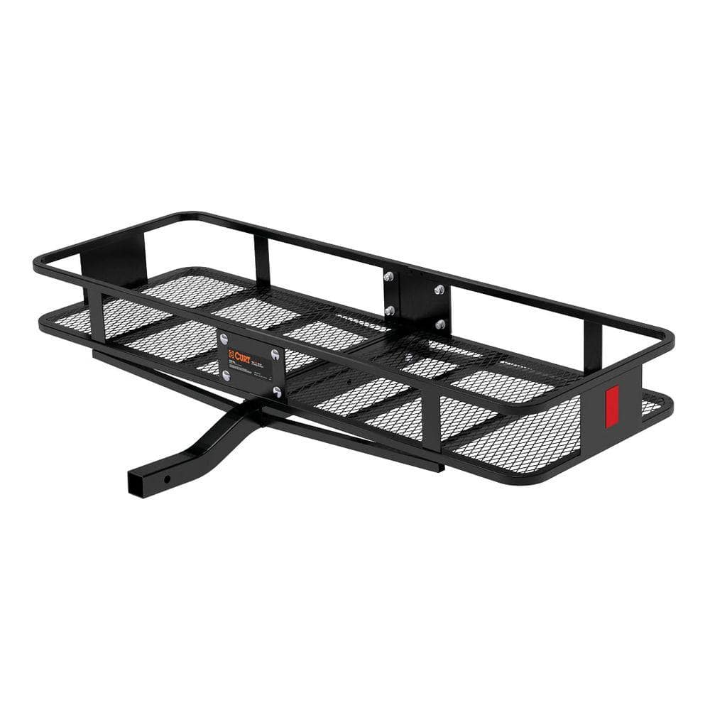 500 lb. Capacity 60 in. x 20 in. Steel Basket Style Hitch Cargo Carrier for 2 in. Receiver - Hercitys