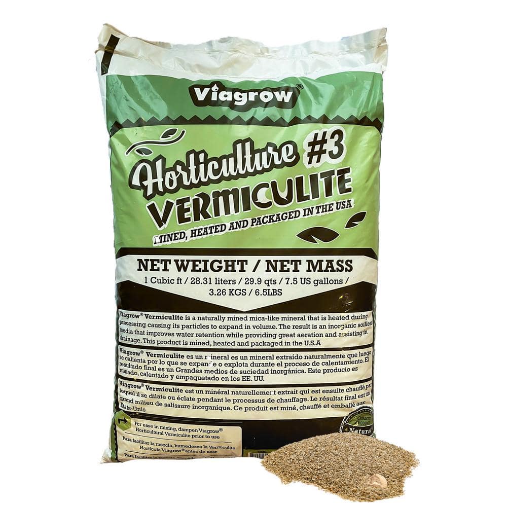 1 cu. ft. 7.5 Gal./28.25 l Horticultural Premium Vermiculite - Hercitys