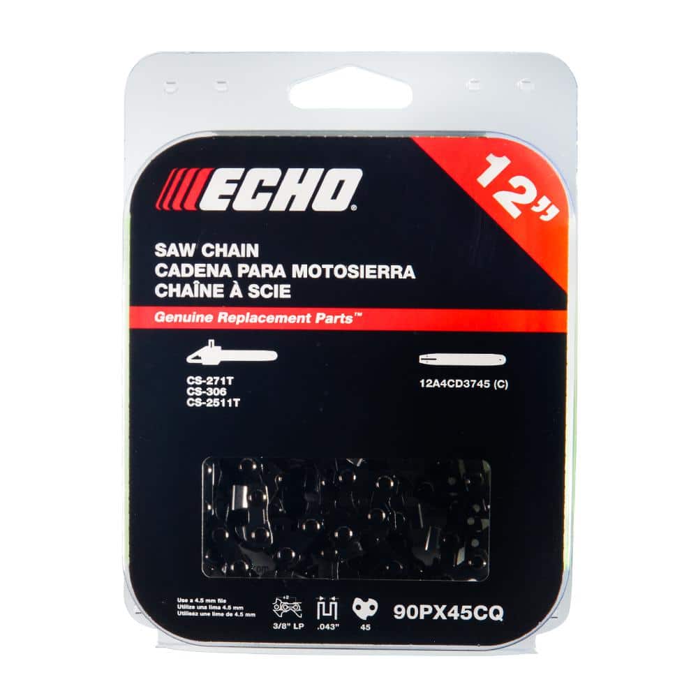 12 in. Low Profile Chainsaw Chain – 45 Link - Hercitys