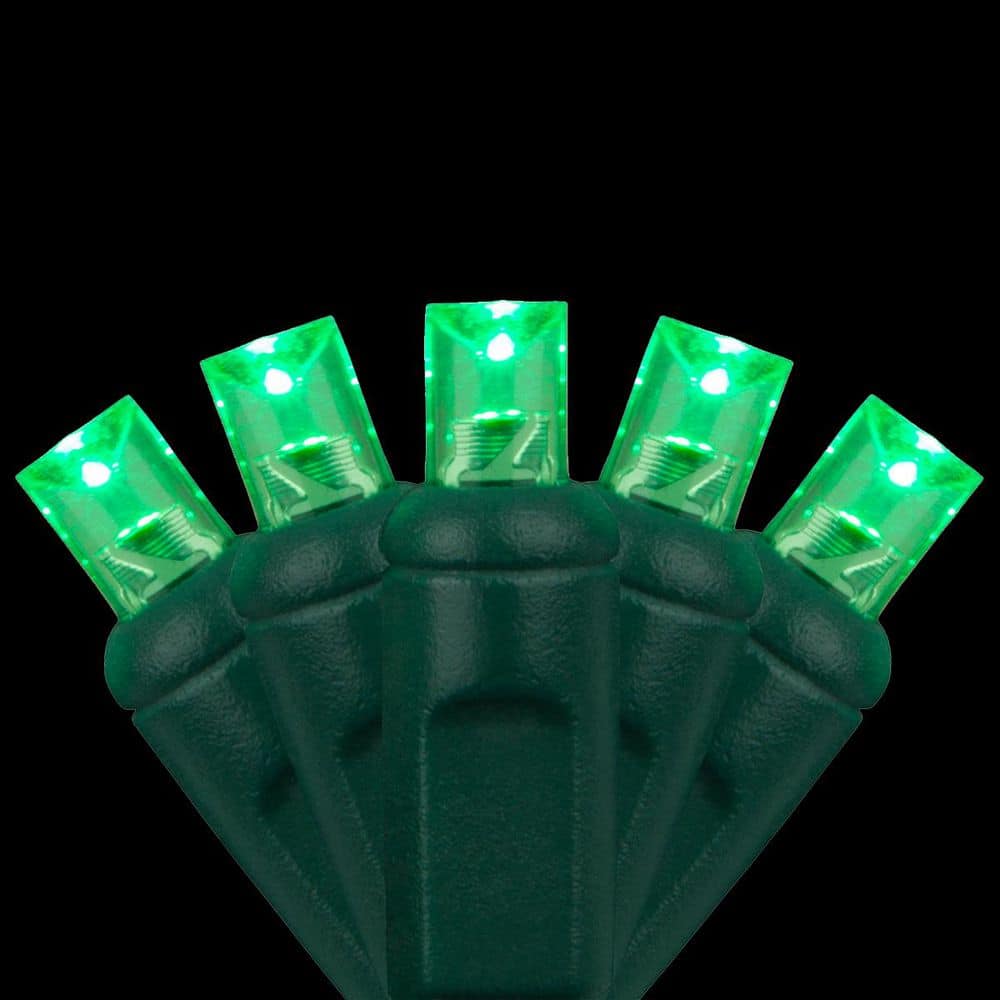 24 ft. 70-Light Green 5 mm LED Mini Light Set - Hercitys