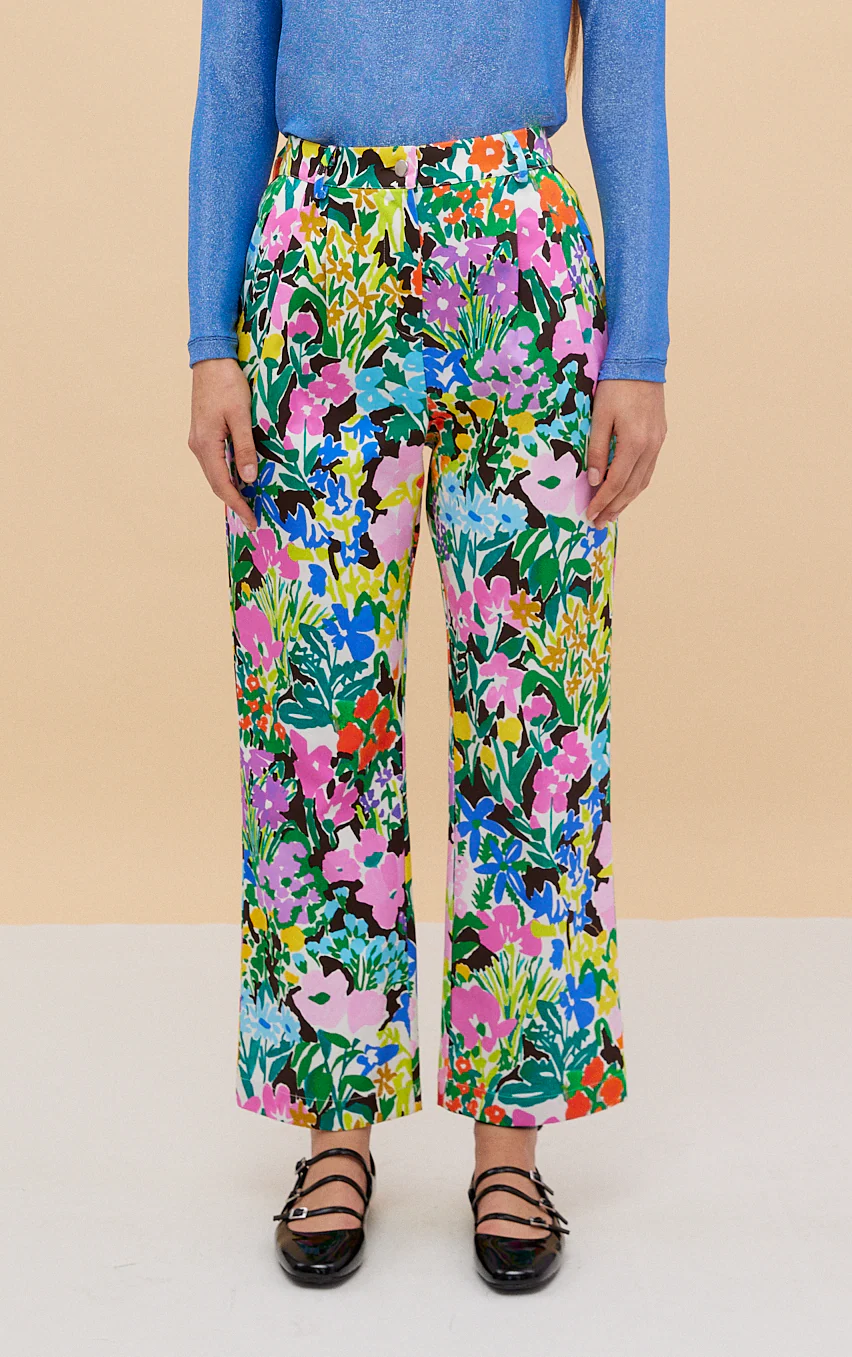 REWORK PANT - FLOWER MARKET - Hercitys