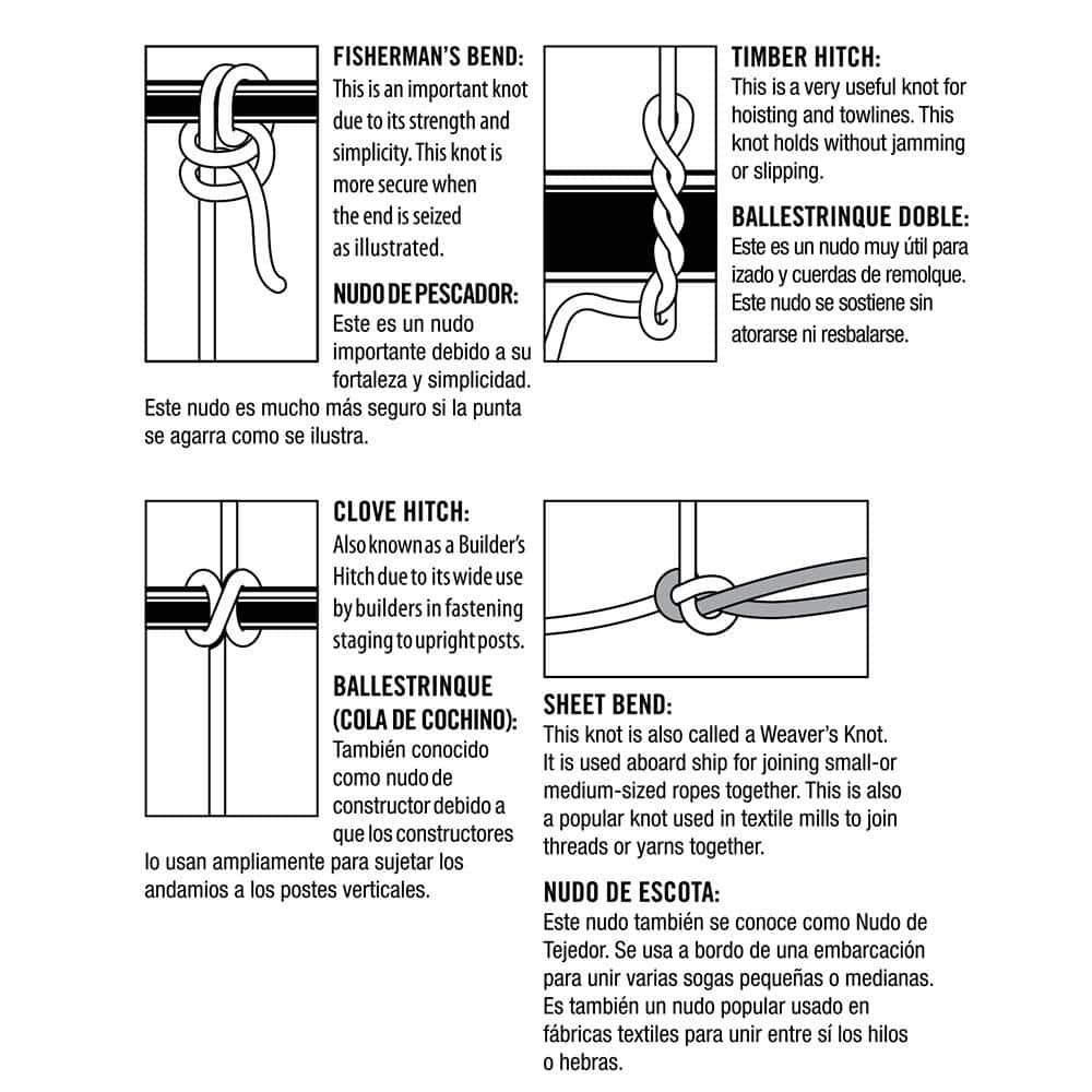 3/16 in. x 100 ft. White Polypropylene Braided Clothesline - Hercitys