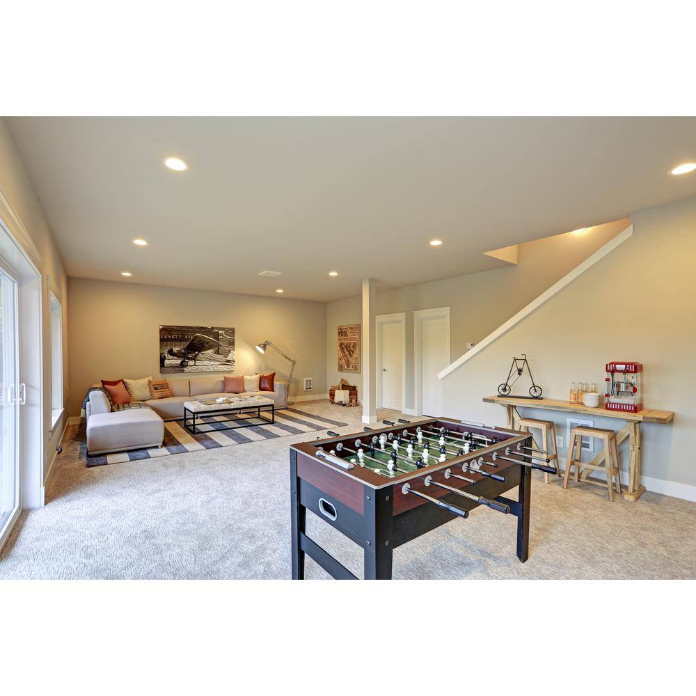 5.5 in. White Square Flush Mount Ceiling Light with Plastic Shade, Dimmable 2700K Warm White Light Bulb Included 1-Pack - Hercitys