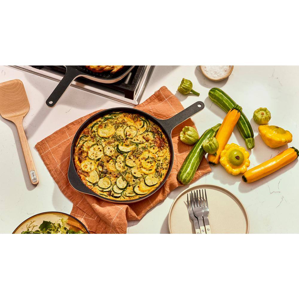 10.5 in. Cast Iron Skillet in Rust - Hercitys