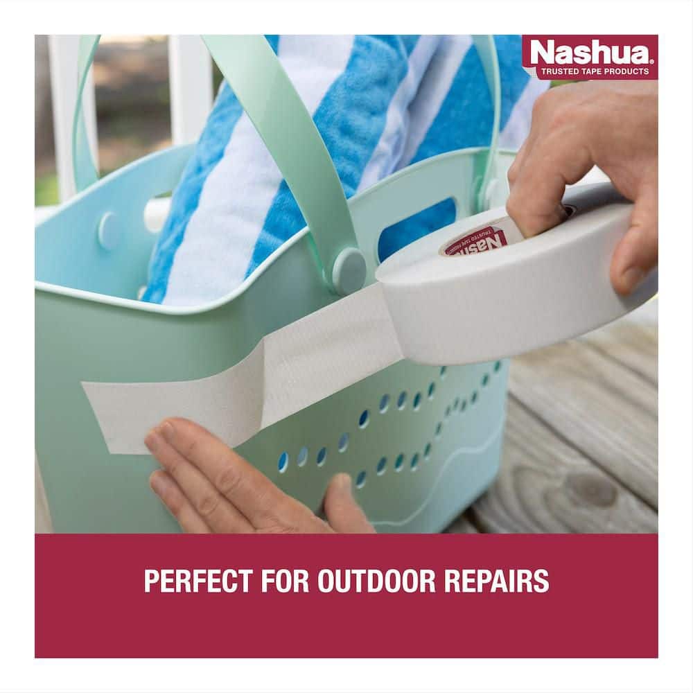 1.89 in. x 60 yd. 398 All-Weather HVAC Duct Tape in White - Hercitys