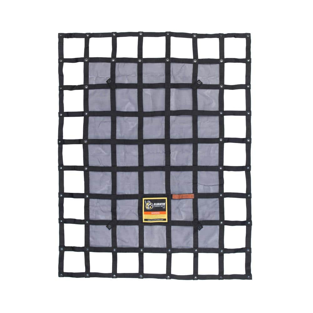 4.75 ft. x 6 ft. Small Heavy-Duty Adjustable Cargo Net Hardware Included - Hercitys