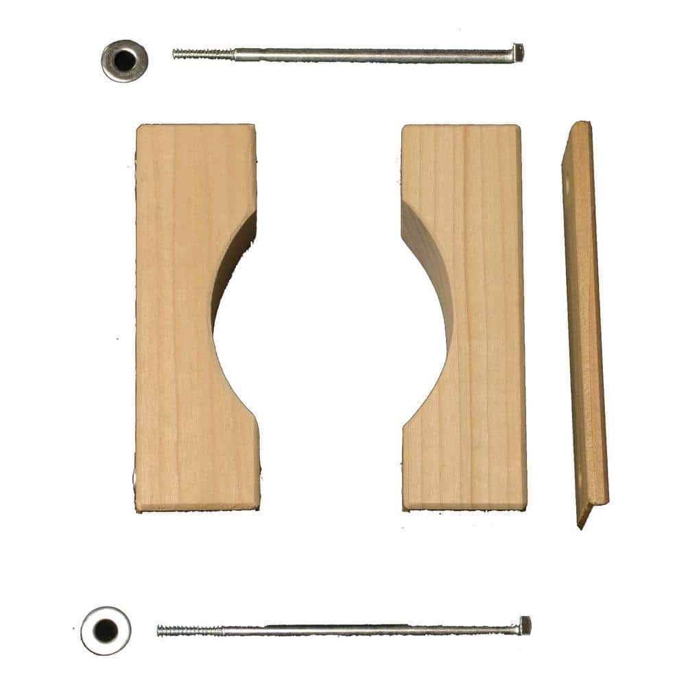 5 in. H x 4 in. W x 2 in. D Round Clamp for Child Safety Gates - Hercitys