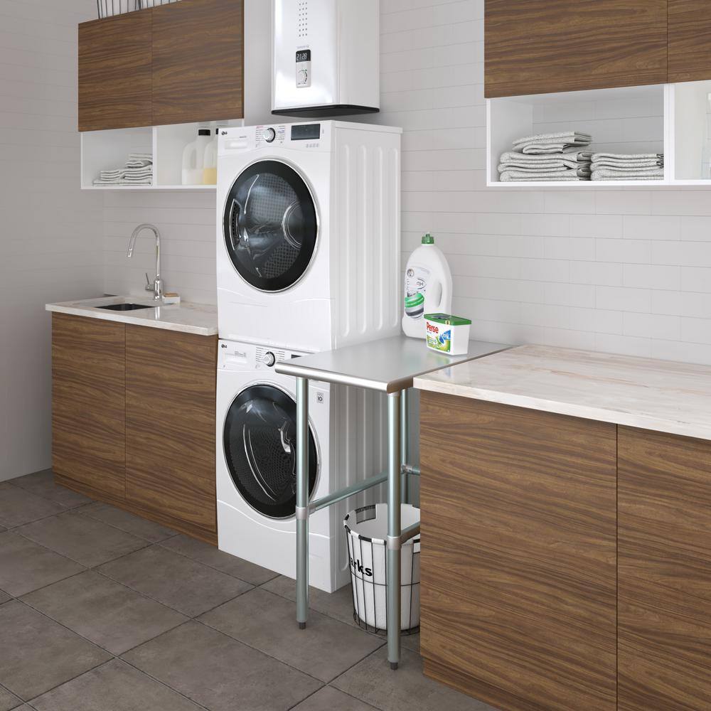 30 in. x 18 in. Open Base Stainless Steel Work Table : Residential & Commercial-Kitchen Prep Table - Hercitys