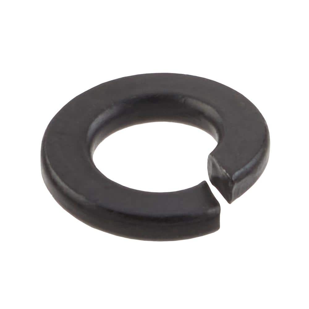 1/4 in. Black Deck Bolt Exterior Split Lock Washer (50-Pack) - Hercitys