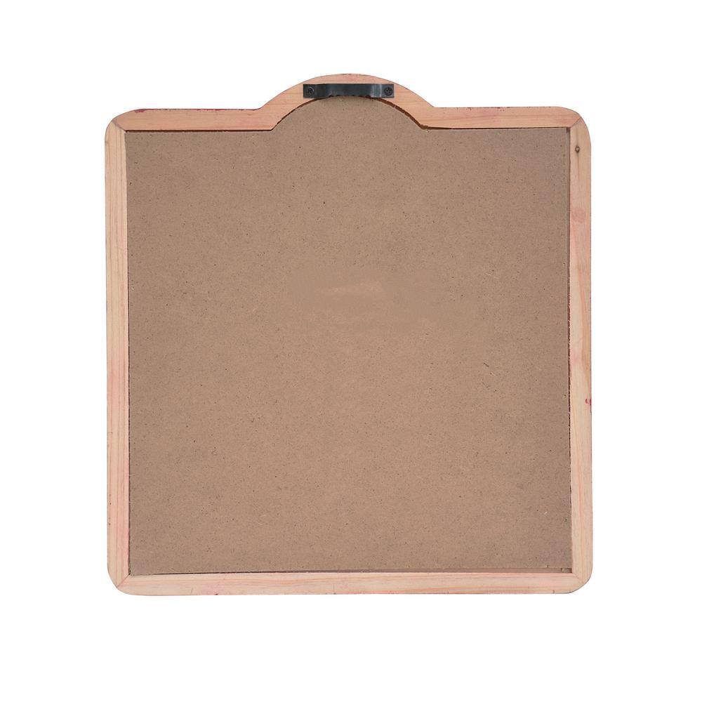 11.75 in. Red Wood Framed Days Until Christmas Wall Countdown Calendar with Magnet - Hercitys