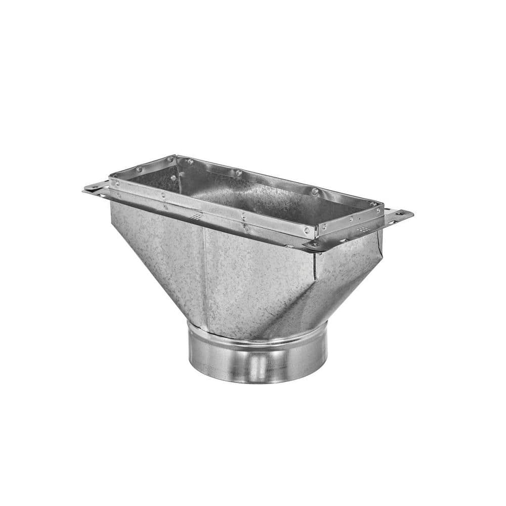14 in. x 8 in. to 10 in. Register Box with Flange - Hercitys