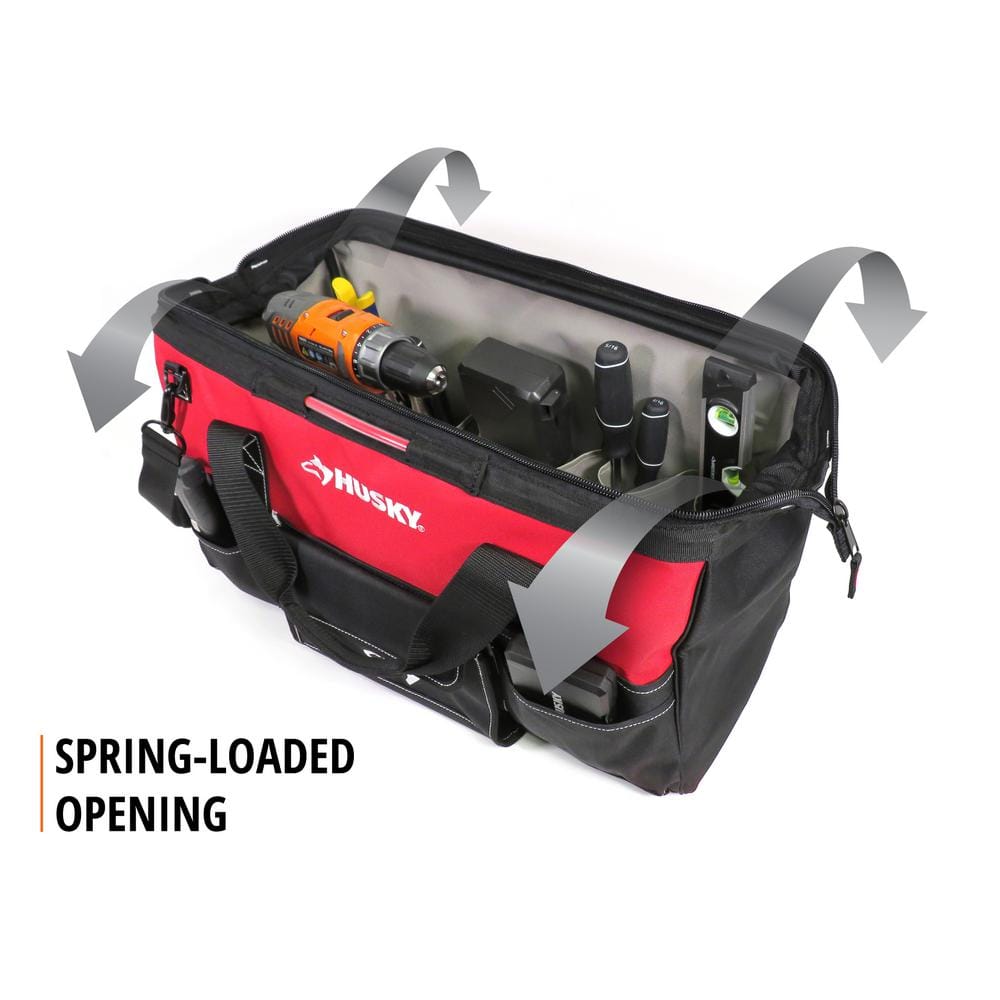 22 in. Spring-Loaded Tool Bag - Hercitys
