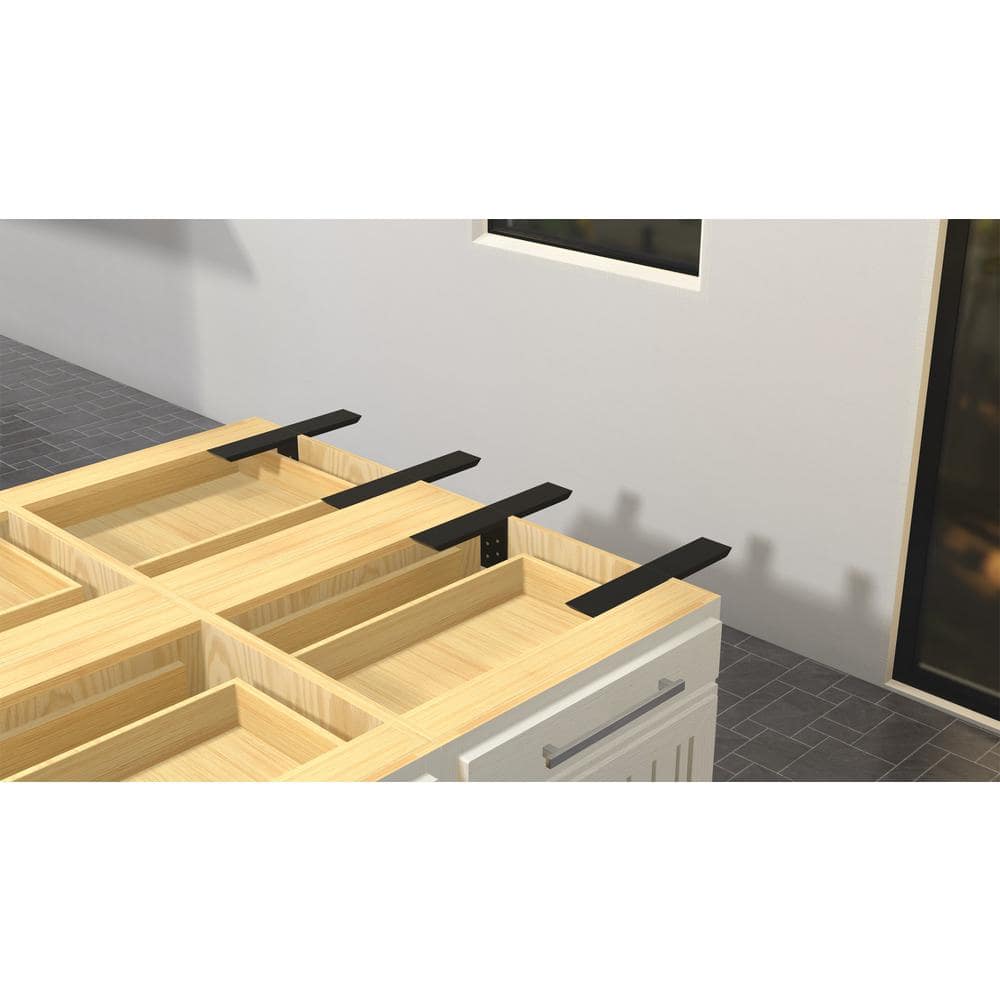 36 in. T-Brace Countertop Support Bracket - Hercitys