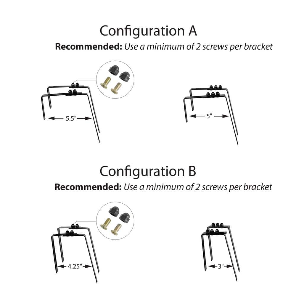 36.00 in. x 9.50 in. Black Steel Window Boxes & Troughs - Hercitys