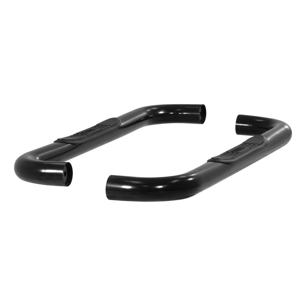 3-Inch Round Black Steel Nerf Bars, No-Drill, Select Chevrolet Blazer FS, Tahoe, GMC Yukon, C, K - Hercitys