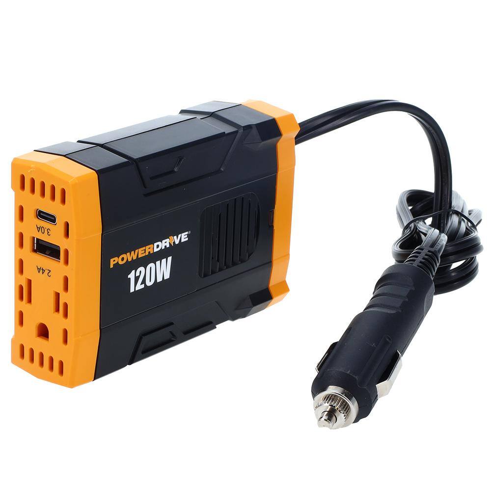 120-Watt Power Inverter - Hercitys