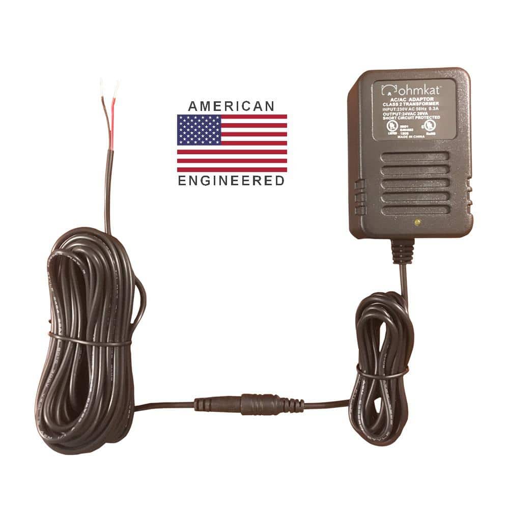 24-Volt Professional Grade Short Protected Power Supply – Designed for Smart Thermostats and Sprinkler Systems - Hercitys