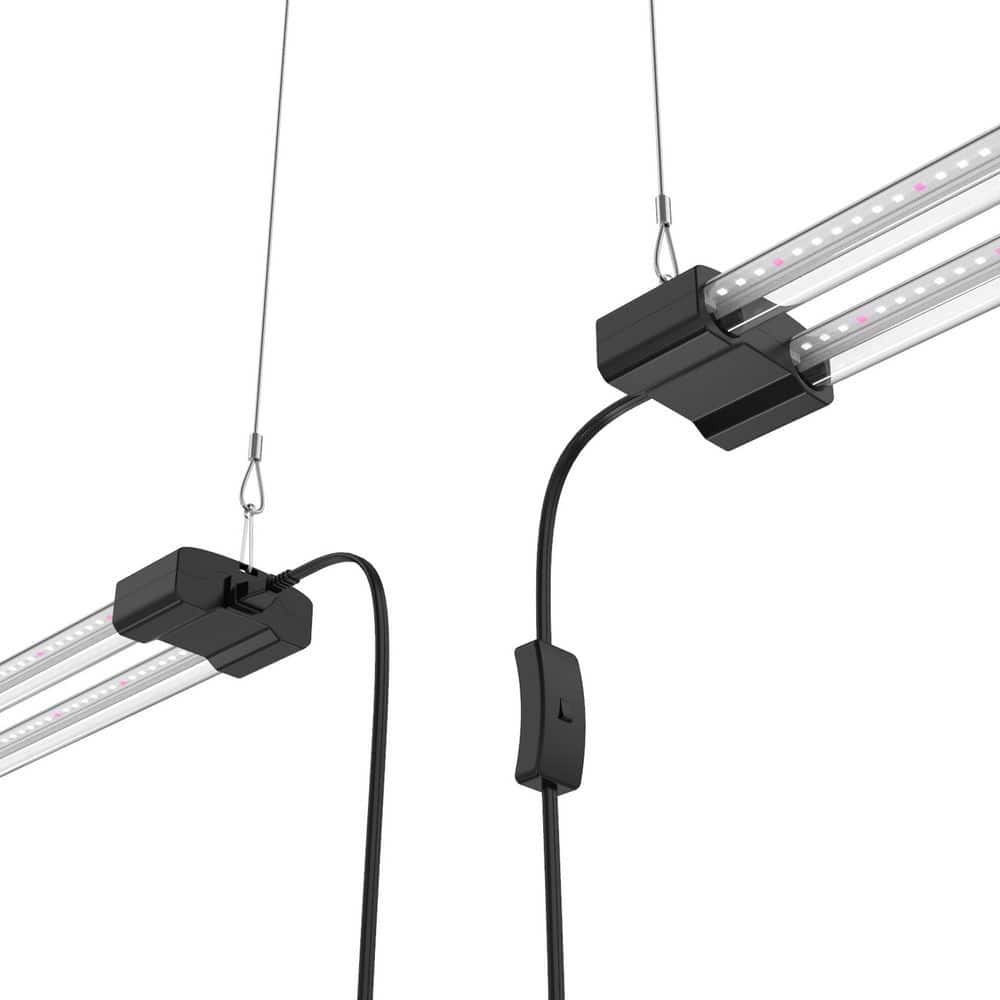 3 ft. LED Grow Light Full Spectrum 5000K Daylight and 660 nm Red Linkable Indoor Plant Fixture - Hercitys