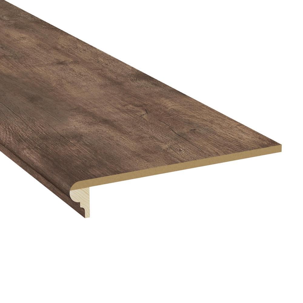 0.375 in. x 11.5 in. x 48 in. Laminate Jacobean Oak No Return Retread - Hercitys