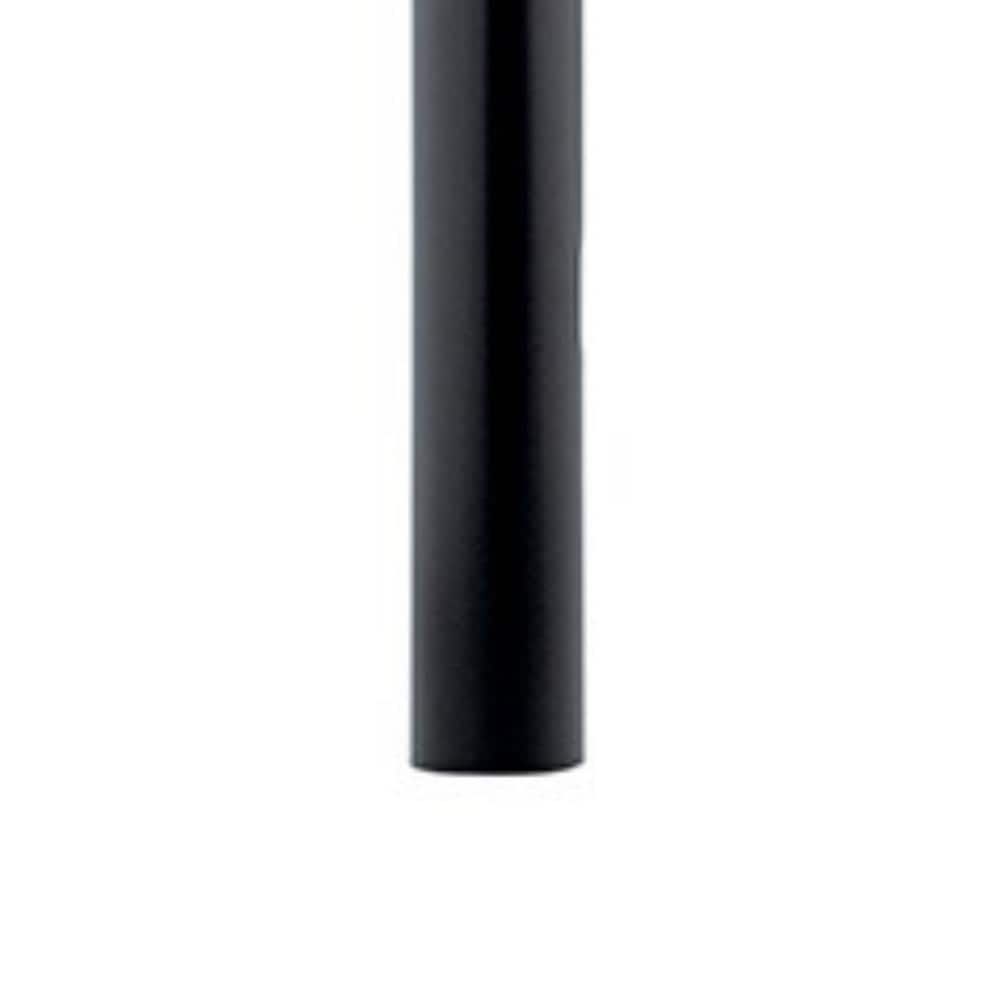 3 in. x 84 in. Black Direct Burial Outdoor Lamp Post (1-Pack) - Hercitys
