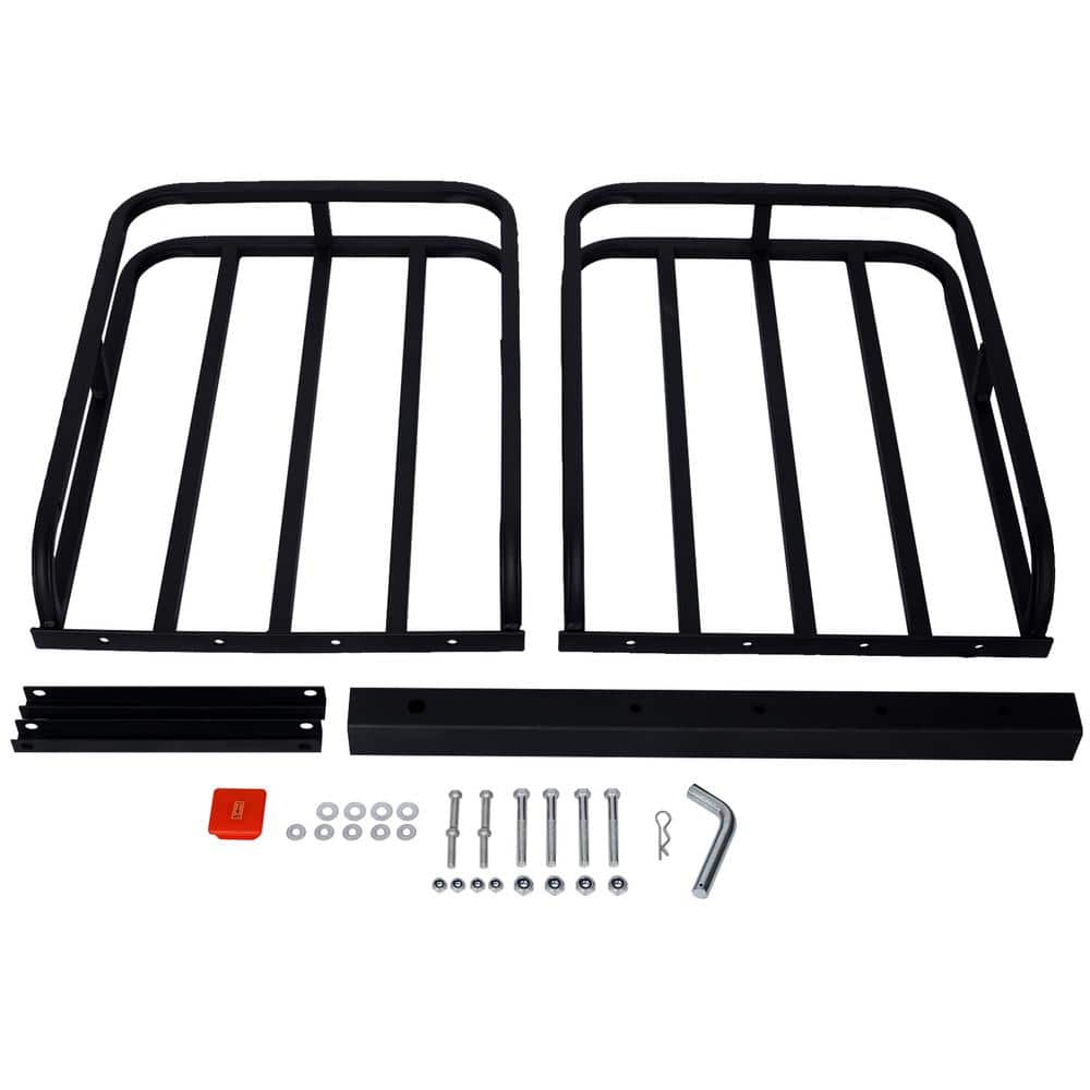 500 lbs. Hitch Mount Cargo Carrier in Black with 5/8 in. Hitch Pin - Hercitys