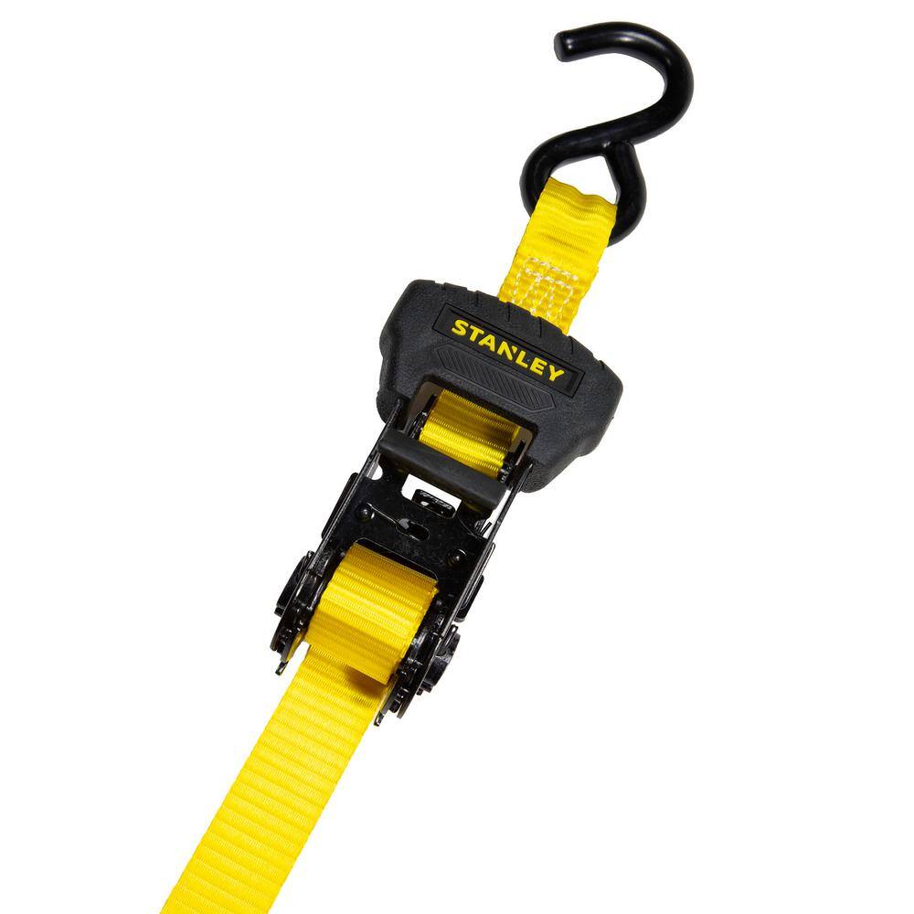 1 in. x 14 ft. Ratchet Straps 3000 lbs. Break Strength (4-Pack) - Hercitys