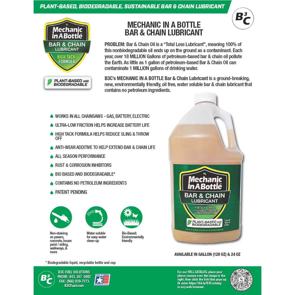 1 Gal. Biodegradable Bar and Chain Lubricant - Hercitys