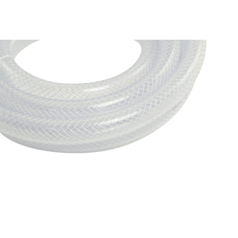 1 in. O.D. x 3/4 in. I.D. x 10 ft. PVC Braided Vinyl Tube - Hercitys