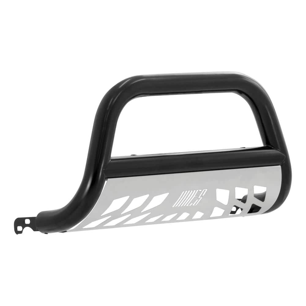 3-Inch Black Steel Bull Bar, No-Drill, Select Honda Pilot, Ridgeline - Hercitys