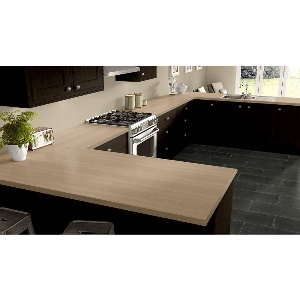 5 ft. x 12 ft. Laminate Sheet in Beigewood with Matte Finish - Hercitys