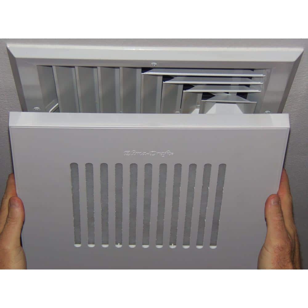 4-in-1 Allergen Relief Magnetic Vent Cover in White - Hercitys