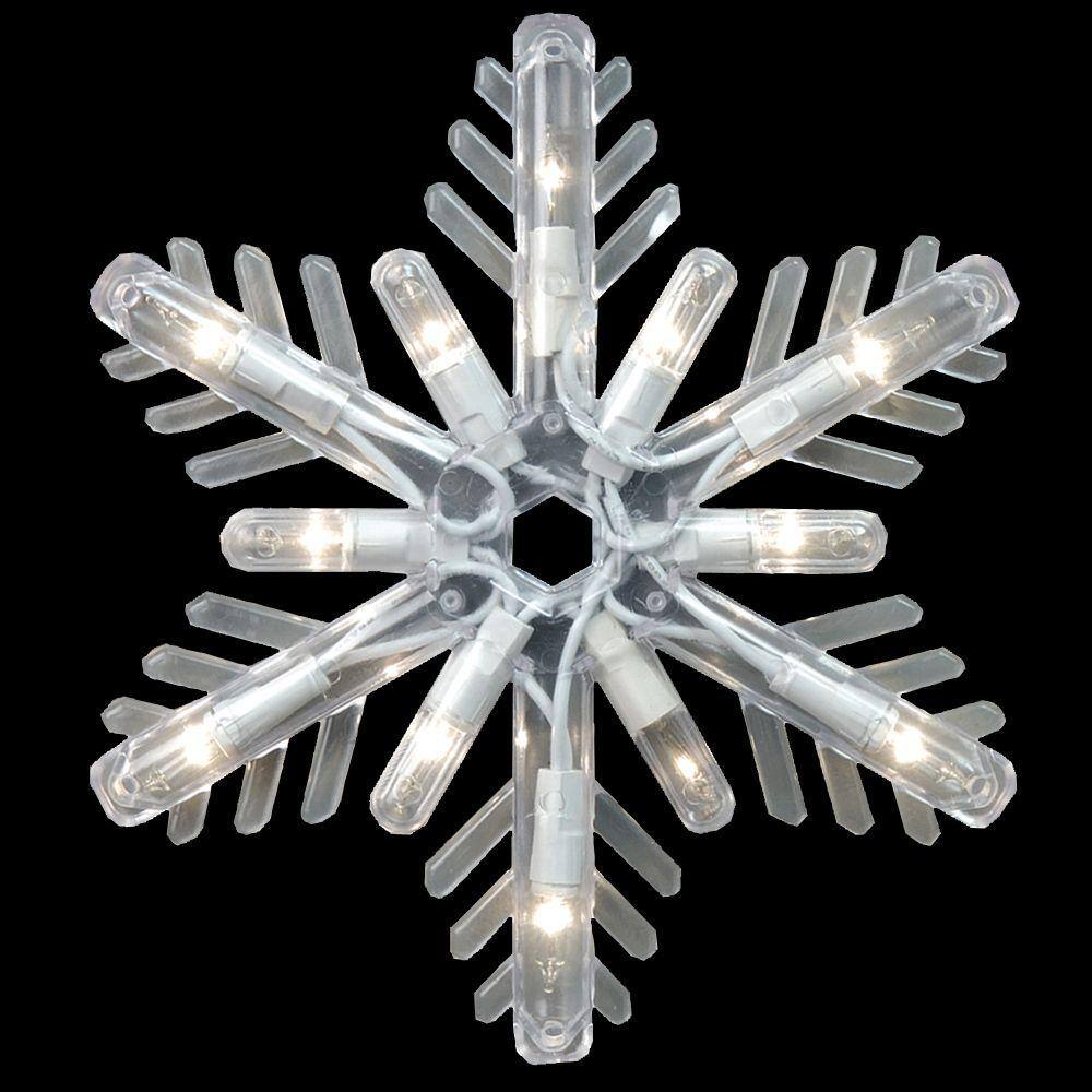 150-Light Clear Random Sparkle Snowflake Icicle Light Set - Hercitys